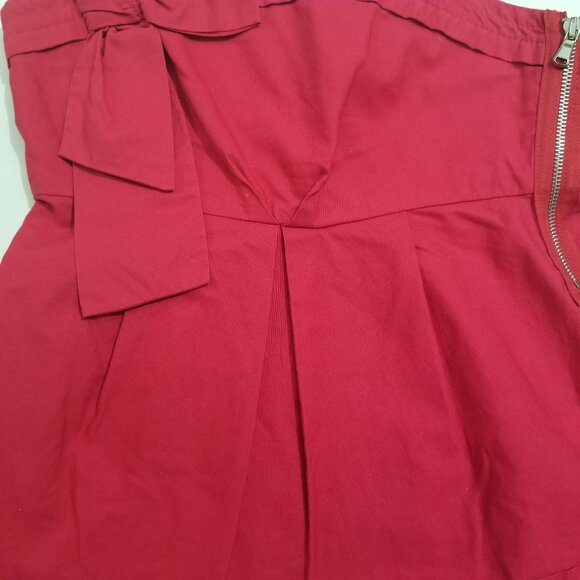 Marc Jacobs Red Shirt with side bow, size 4 - Picture 10 of 13
